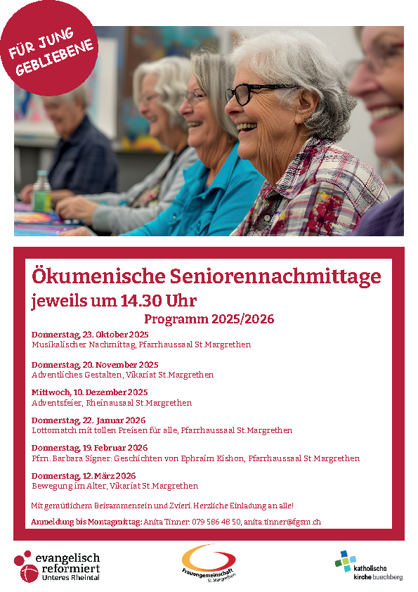 Ökumenischer Seniorennachmittag